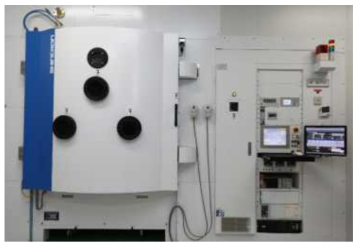 개발에 사용된 Ion Beam Assisted E-beam Evaporation Deposition 시스템