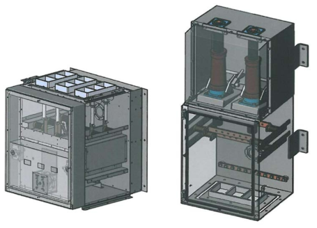 독일 S社의 AMP용 7.2kV 350A COS & H/V Socket Box