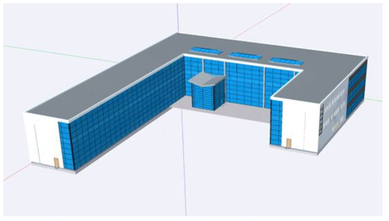 부산 스마트 시티(예정) OO건물 3D 모델링