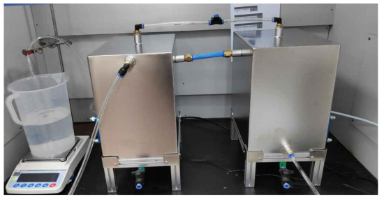 고도산화 일체형 세라믹 막여과공정 Lab-scale 장비