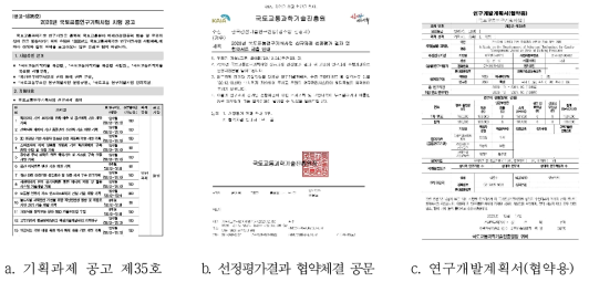 기획연구 비전·목표·내용