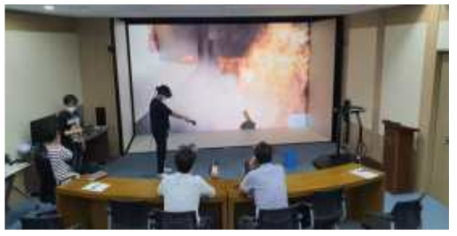 MR 플랫폼 화재 시뮬레이션 가상실증실험실 연동 테스트