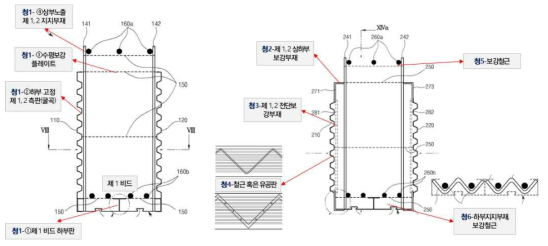“보 구조용 거푸집(2010)” 특허 대표도
