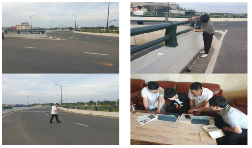 테스트 베드 구축 계획지역(Chu Lai Intersection) 답사 및 MOT 현장 담당자 면담 전경