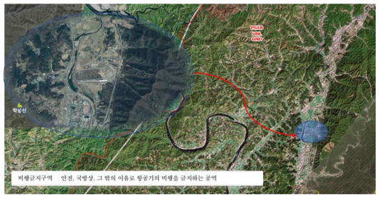 연천군 시험장의 비행금지구역 현황