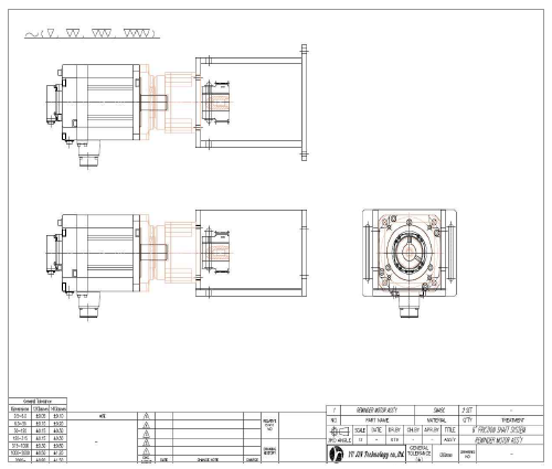 부품도 – REWINDER MOTOR ASSY