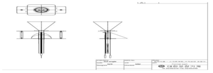 2-Way Nozzle 진공 질소충진 장치 도면