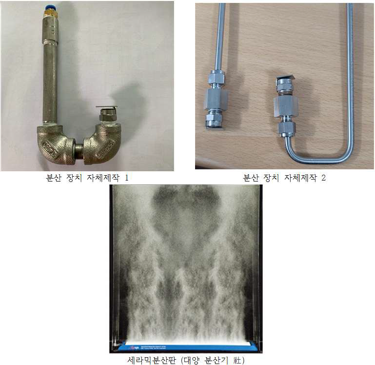 Lab scale 분산 장치 사진