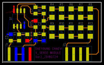 Voltage Sensor 모듈 PCB 설계