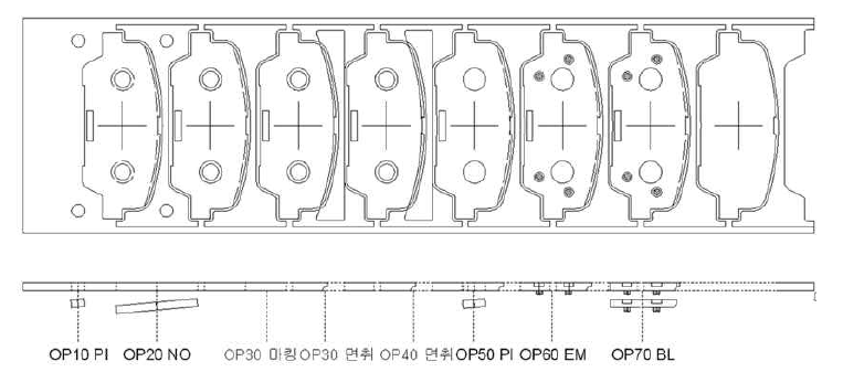 파인 블랭킹 대체 다단프레스단조 공정 설계안