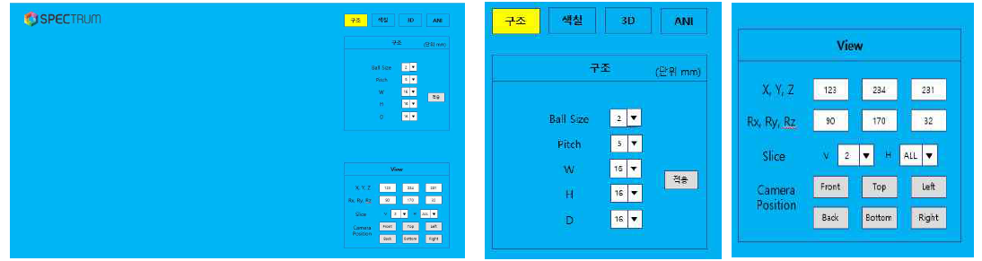 3차원 입체영상 구축 프로그램의 구조