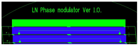 Phase modulator 단일 칩 이미지
