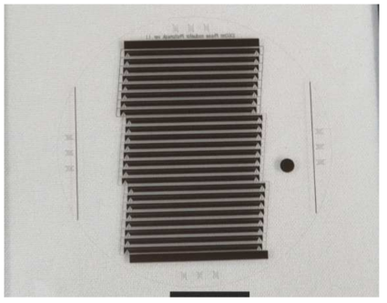 10Ghz Phase modulator 전극 마스크