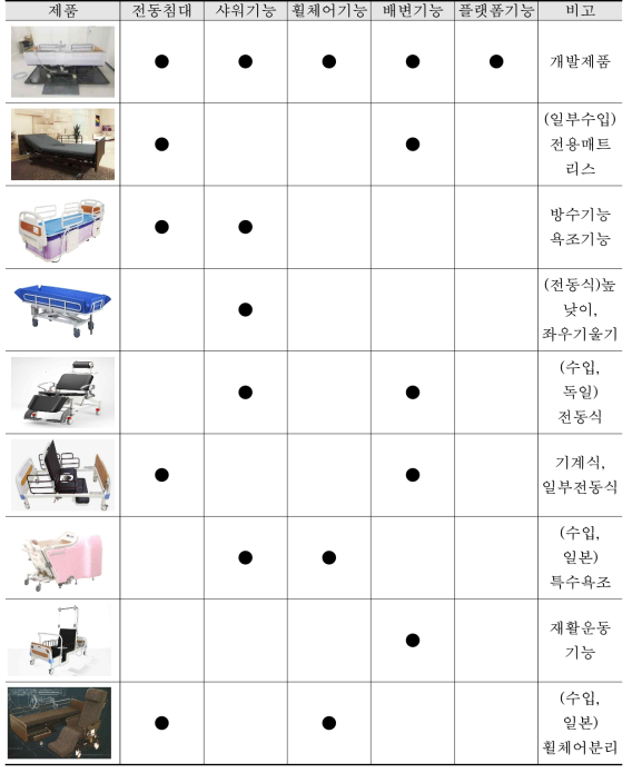 기존제품과의 차별성 분석