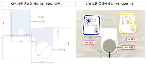 CPR 모듈 통합형 전극 패드