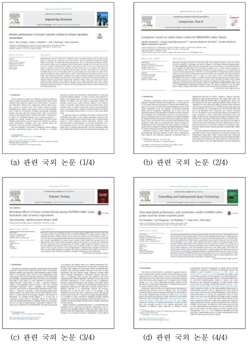 개발 기술 및 제품 관련 국외 논문 사례