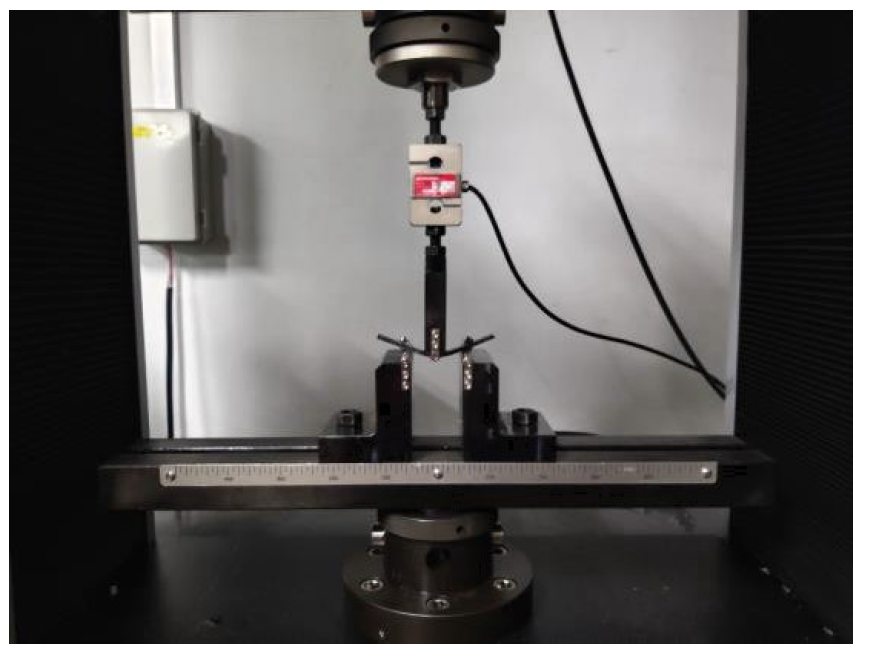 Picture of Flexural Test by UTM