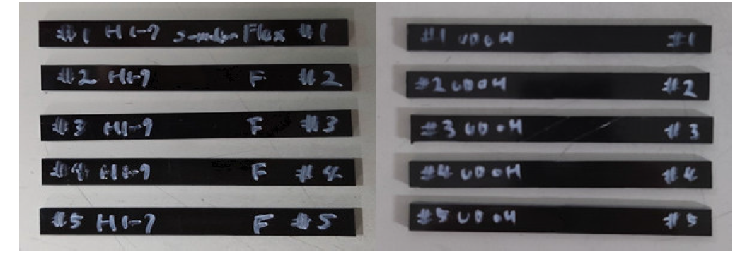 Pictures of Flexural Specimen Before Test