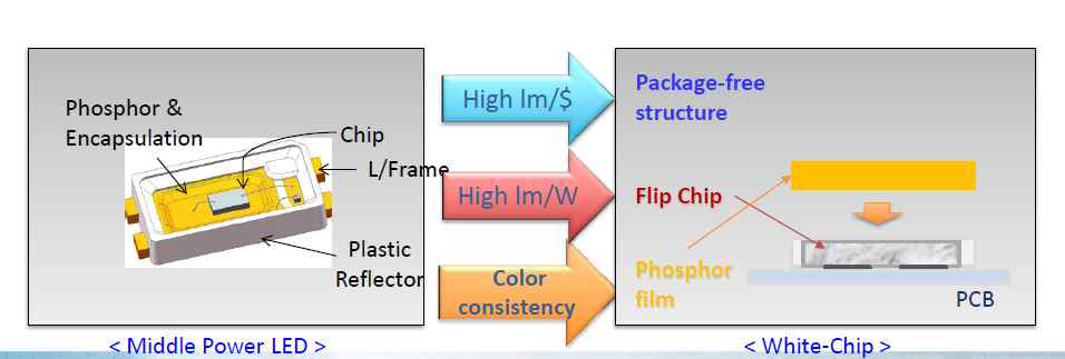 Lastest Innovation: Package-free LED light Source (2018 Strategies in Light)