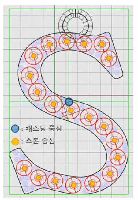 캐스팅 도면으로부터의 좌표 추출