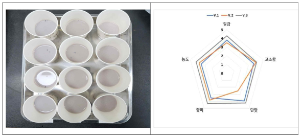 발효대두 활용 쉐이커 관능평가