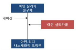 아민-리치 실리카 복합체 제조 공정