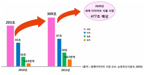 세계 다이어트 시장 규모