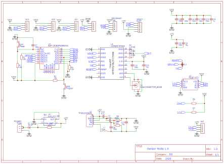 센서 데이터 통합 관리 모듈 Schematic