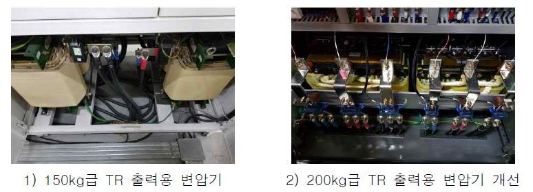 출력용 변압기 성능 개선