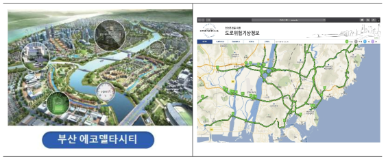 부산 스마트시티 도로기상정보 적용 기술 개발 사업