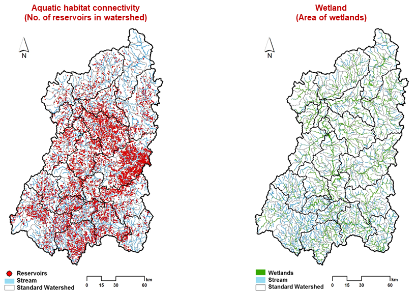 낙동강 대권역 서식지(habitat condition) 평가 자료