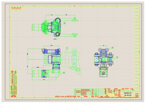 EMB 환경시험용 시제품 최종 조립 도면