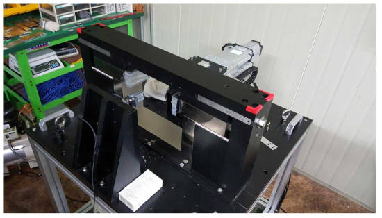 제작 완료한 영구자석 이용한 MRE 재료 시편의 전단강성 측정 장치