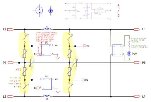 신호용 접속단자 “교체예고 표시기능” AC 회로설계의 대응방안 검토