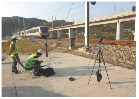 전동차용 실외소음 측정