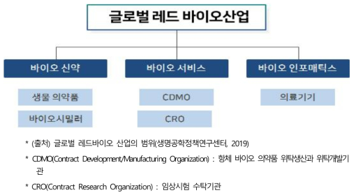 글로벌 레드바이오 산업의 범위