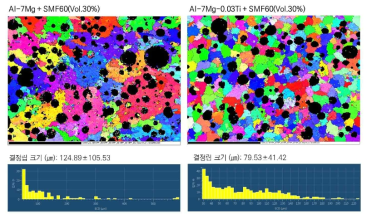Al-7Mg (wt%) 알루미늄 폼의 미세조직