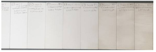 Photographs of PEO-treated AZ31 Mg alloy for 2 min in various solutions