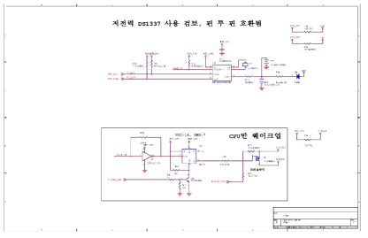 RTC Interface 회로도