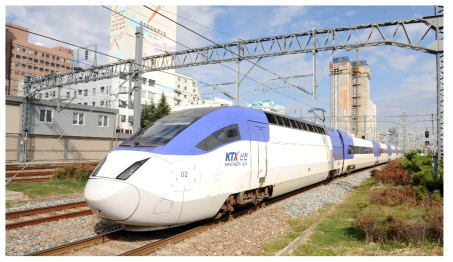 국내 자체 개발한 고속열차(KTX-산천, KTX-Ⅱ)