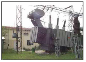 Izmit 지진에 의한 transformer의 파괴