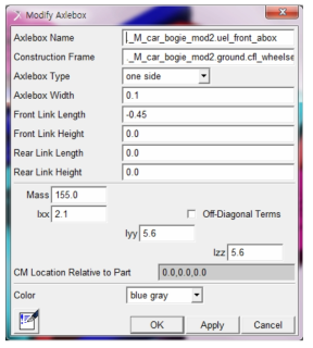 Create Axle Boxes