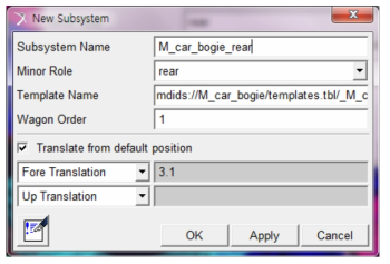 Create Rear Bogie Frame Subsystem