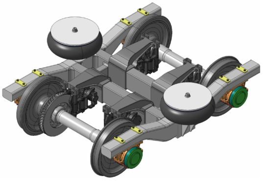 복합소재 대차 3D Mock-up