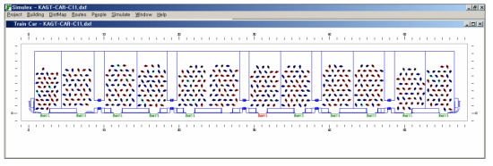 Simulex 인원배치 상황