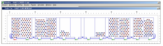 Simulex 인원배치 상황