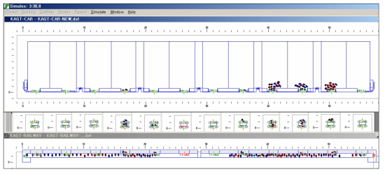 Simulex t=210 s