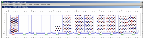 Simulex 인원배치 상황