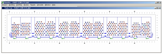 Simulex 인원배치 상황