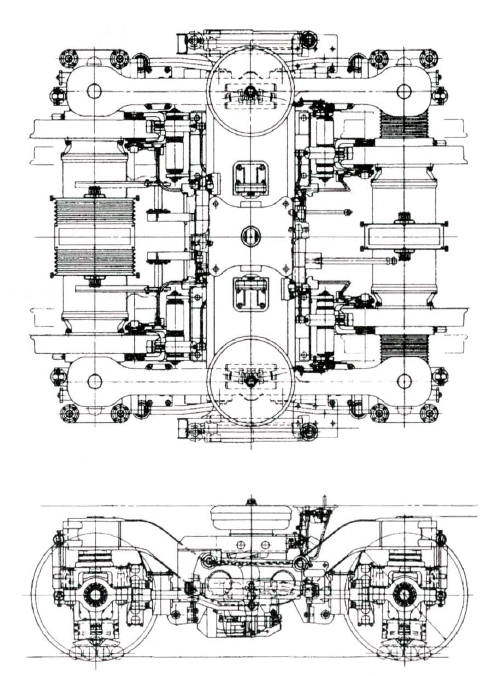 RTRI의 A Type 대차(RT-X10)